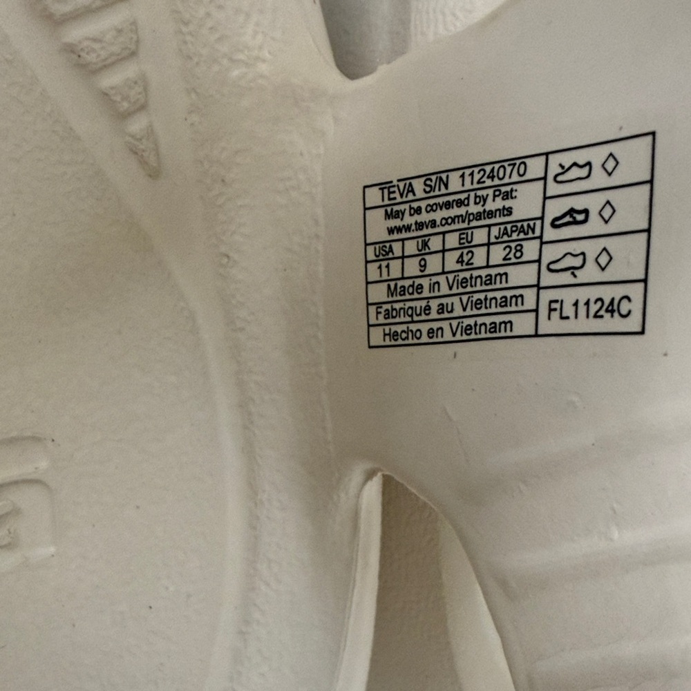 Teva Women's Neutral Cream Slingback Sandals - Picture 6 of 8